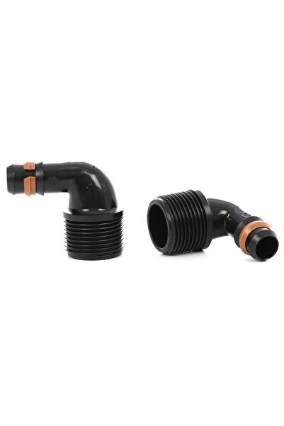 OEM Cot pentru tub pentru irigatii prin picurare, cu inel, negru, polipropile...