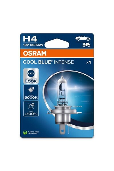 OEM Car headlight bulb, Osram H4 Cool Blue Intense, 60 / 55 W, 12 V