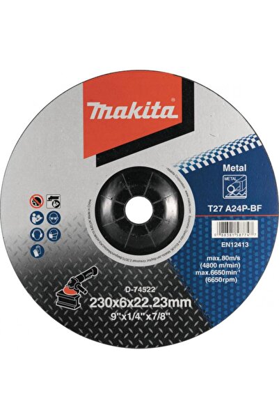 OEM Диск за полиране на метал, Makita A24P, 230 x 22.23 x 6 мм