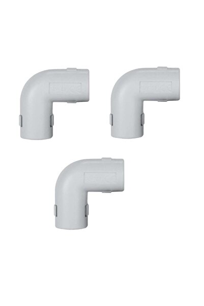 OEM Коляно за твърда тръба, D 16 мм, Gewiss DX40316DY - комплект от 3 броя