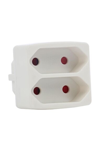 OEM Adapter 2 sockets Euro Hoff Line, 16A, white