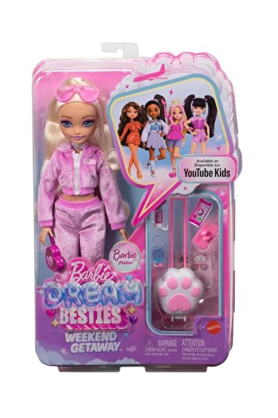 Mattel BARBIE Dream Besties Hafta Sonu Tatili Malibu Bebek ve Aksesuarları JMV16