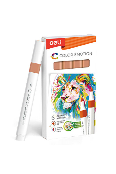 MC Micostore Marker acrilic maro deschis color emotion deli