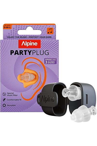 Alpine Hearing Protection PartyPlug Music Earplugs - Noise Reduction for Conc...
