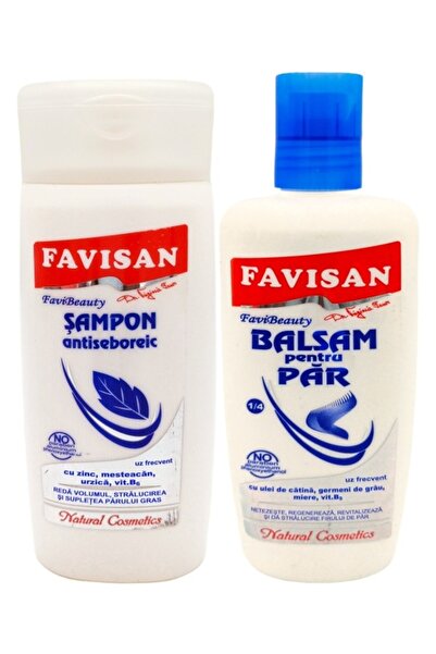 Favisan Kit AntiSeboreic Duo [Sampon+Balsam] FaviBeauty 2x200ml