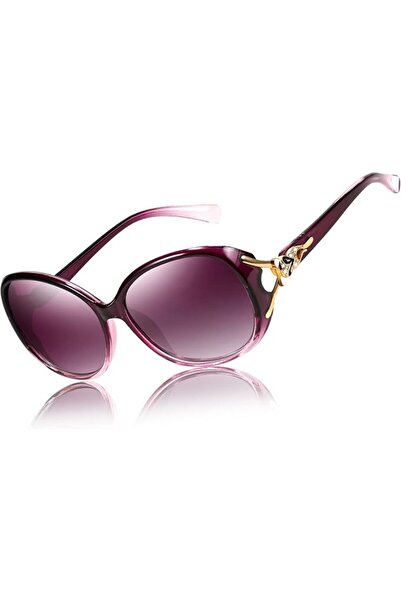 GENERAL Fox Women's Oversized Polarized Sunglasses Uv Protection Uv400 F-Wave...
