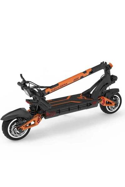KuKirin G3 Pro Electric Scooter 2025 – Dual 1200W Motors (2400W Total), High-Speed Performance, Long-Range Battery, Foldable Design, Hydraulic Disc Brakes, 10″ Pneumatic Tires – Black