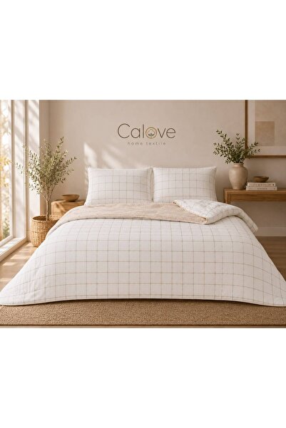 calove Çift Kişilik Yumuşak Welsoft Yorgan ve Yastık Kılıfı Seti - 195 x 215 ...