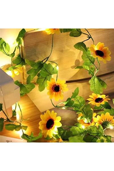 OEM Zâmbet Radiant Ghirlandă Luminoasă LED cu Floarea-soarelui Artificială, 2...