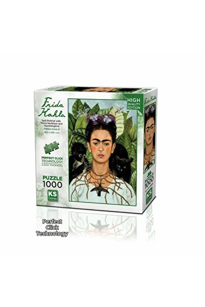 WOWMOMKIDS 20665 Self Portrait of Frida Kahlo with Thorn Necklace and Humming...
