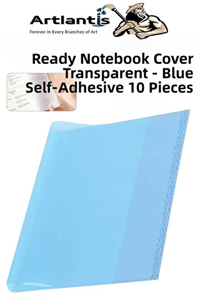 Artlantis Ready-Made Notebook Cover Transparent Frosted Blue A4 10 Pieces 1 P...