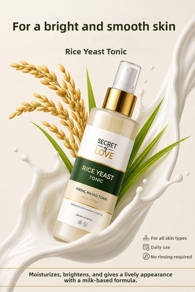 SECRET OF LOVE Premium Care Set Rice Yeast Tonic Hair Perfume Shower Gel with Gift Bag - Secret Beauty Set