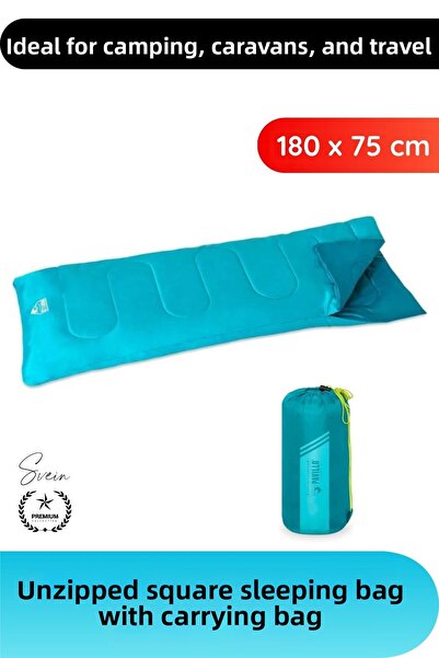 Svein # Sleeping Bag Camping Picnic Caravan Outdoor Lightweight Portable Poly...