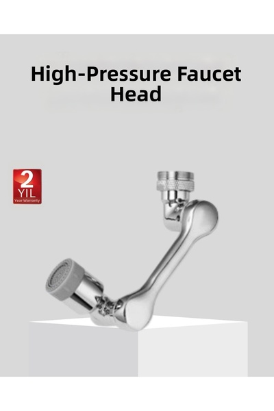 CPU ELEKTRONİK Rotating Faucet Head Multi-Angle Robotic Arm Water Saving