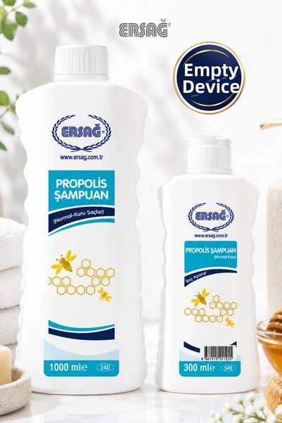 Ersağ Propolis Shampoo with Apparatus for Normal-Dry Hair 1000 ml