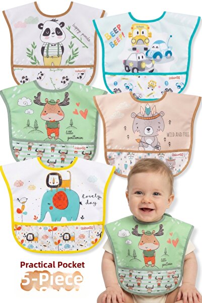 Bebechi 5-Piece Combination Men's Set (Waterproof) Activity and Pocketed Baby...