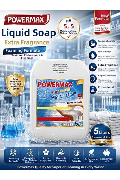 powermax Foam Soap 5 Liters Concentrated Economical Hand Cleaning