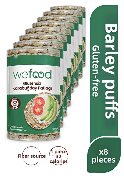 Wefood فشار الحنطة السوداء 100 جرام 8 عبوات