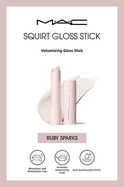 M.A.C M·A·C Squirt Gloss Stick Plumping Effect Stick Gloss - Ruby Sparks