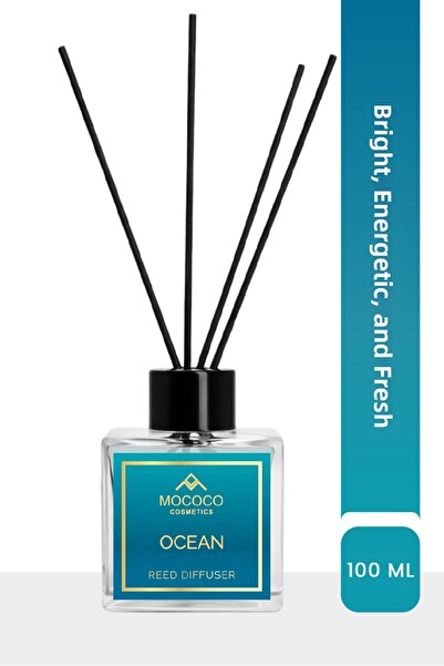 MOCOCO COSMETICS Океански ароматизатор за стая с бамбукови пръчици 100 мл – Д...