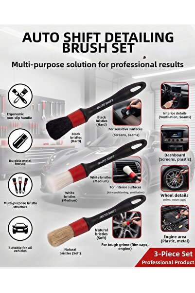 Autoshift - Detail Brush Set of 3