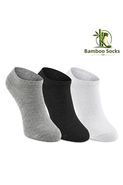 Slazenger Jolly 3-Pack Men's Bamboo Black / Gray Socks