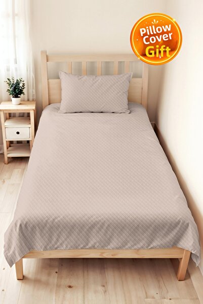 Evimde Bambaşka Beige Minimal Young Room Single Pique Set - Quilted Bohemian ...