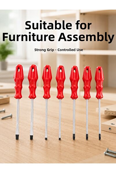 Generic Brand 7-Piece Screwdriver Set for Various Screwdriving Tasks
