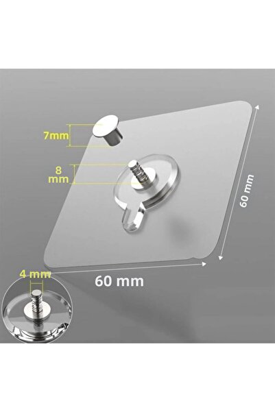 pınaxar Super Strong Frame Hanger Pin Punch-Free Screw Nail Hook Adhesive She...
