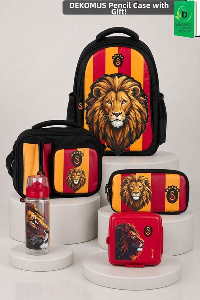 Galatasaray X Dekomus Licensed 3D Special Design Leon Printed Large Size Scho...