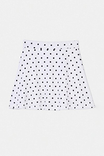 Trendyol Collection Pantaloni scurți de scufundări/scuba alb-negru, pantaloni...