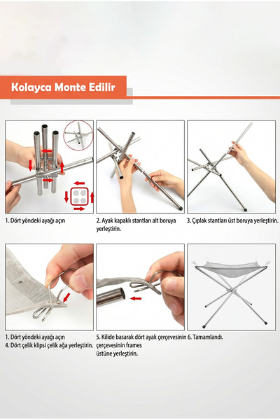 MAKAMP Portatif Kamp Ateş Çukuru – Katlanır, Hafif ve Dayanıklı Ateş Platformu