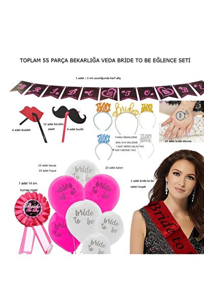 partidolu Σετ διασκέδασης για μελλοντικές νύφες  "Bekarlığa Veda Luxury " 55 ...