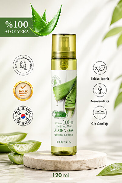 MBL Teresia Aloe Vera Içeren Yatıştırıcı Yüz Spreyi Soothing Mist 120ml