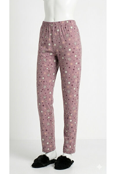 Ladytime Mikro Süet Kadın Pijama Altı Tek Alt S1