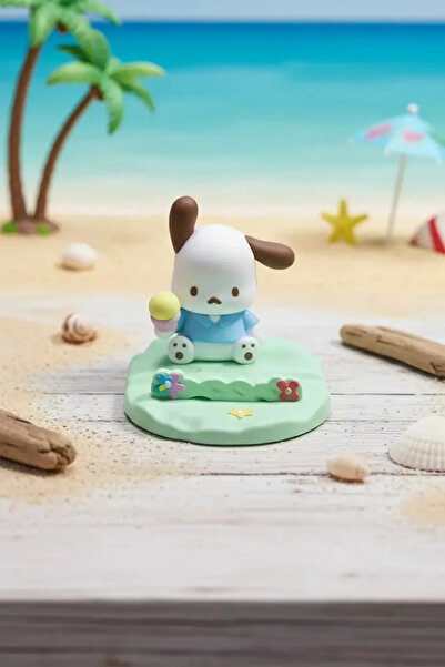Miniso Sanrio Lisanslı Yaz Serisi Pochacco Plaj Temalı Masa Üstü Telefon Tutu...