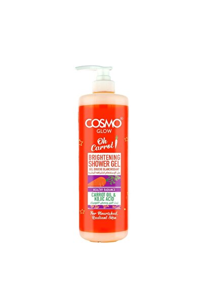 Cosmo Glow Brightening Shower Gel 1000ml, Carrot Oil & Kojic Acid, Healthy Ra...