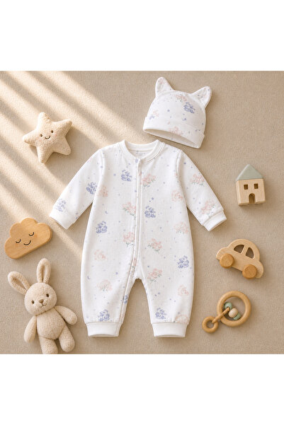 Bubbles Organik %100 Pamuk Unisex Yumuşak Kumaş Hassas Ciltlere Uygun Bebek T...