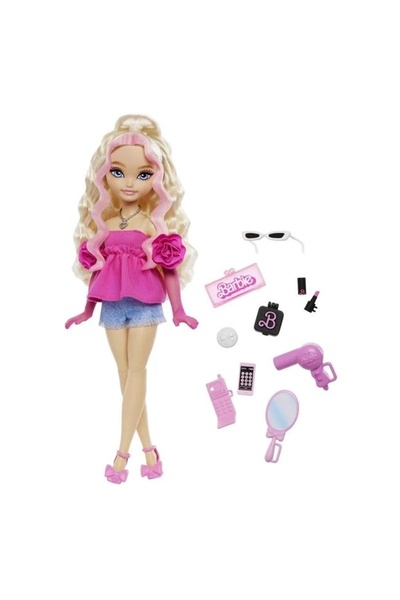 divendi-ro Păpușa Barbie Dream Besties Malibu, cu 11 accesorii incluse, vârst...
