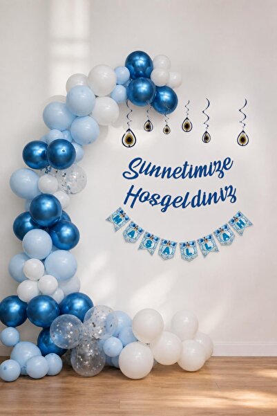 Patladı Gitti Sünnetimize Hoşgeldiniz Banner, Maşallah Banner, Nazar Boncuğu ...
