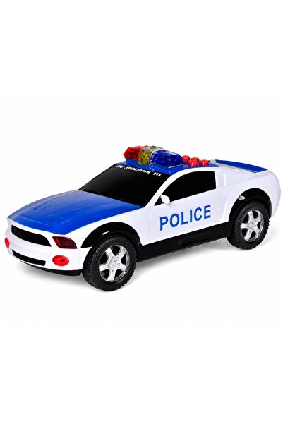 divendi-ro Mașină de poliție cu muzică, sunet și lumini, dimensiune 30 cm, mu...