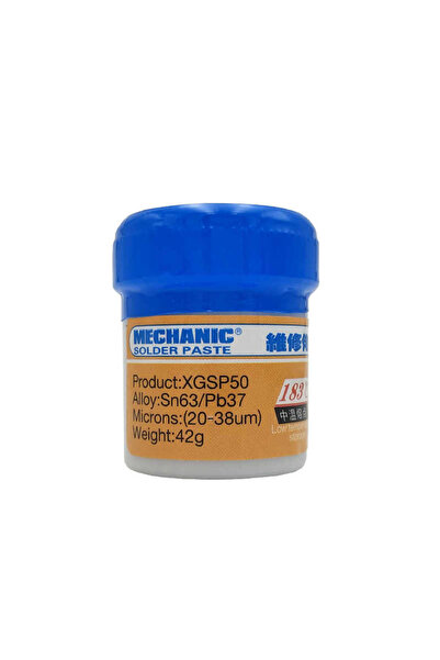 MECHANIC KREM SIVI LEHİM SOLDER PASTE 42 GR XGSP50 183 DERECE