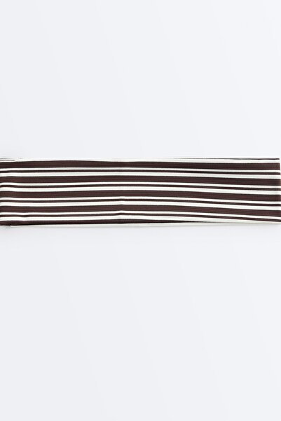 Oysho 6 cm çizgili spor saç bandı