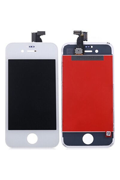 iPhone 4/4S Uyumlu Beyaz Ekran LCD + Dokunmatik Panel A1332 A1349 Full Set