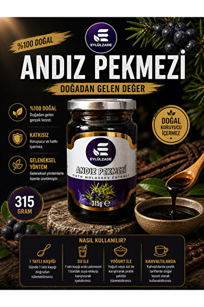 Andız Pekmezi Glutensiz %100 Doğal Ve Organik
