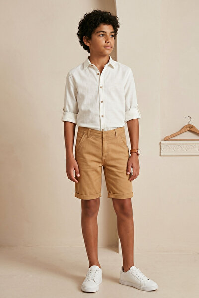 Mutlu Kids Muške kapri pantalone - Happy Pocket