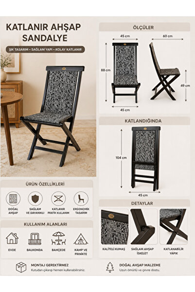 Home Katlanır moderin sandalye