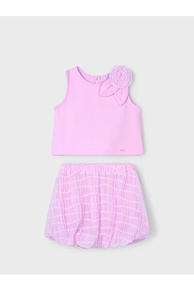 MAYORAL Girl's Balloon Skirt Set 2-10 Years Old Pink