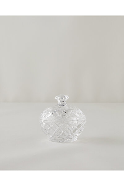 English Home Diamond Gleam Cam Şekerlik 9,5X10 CM Şeffaf
