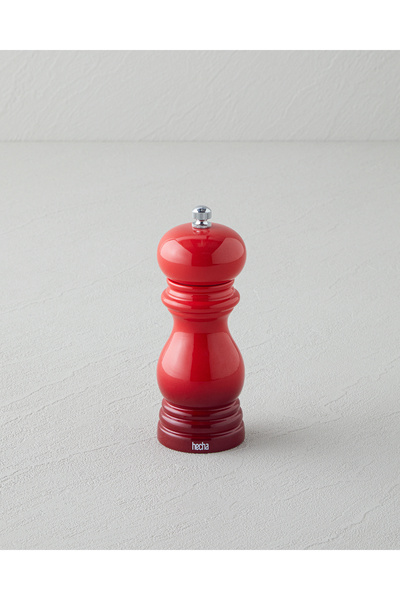 Hecha Meşe Değirmen 13 cm Kırmızı